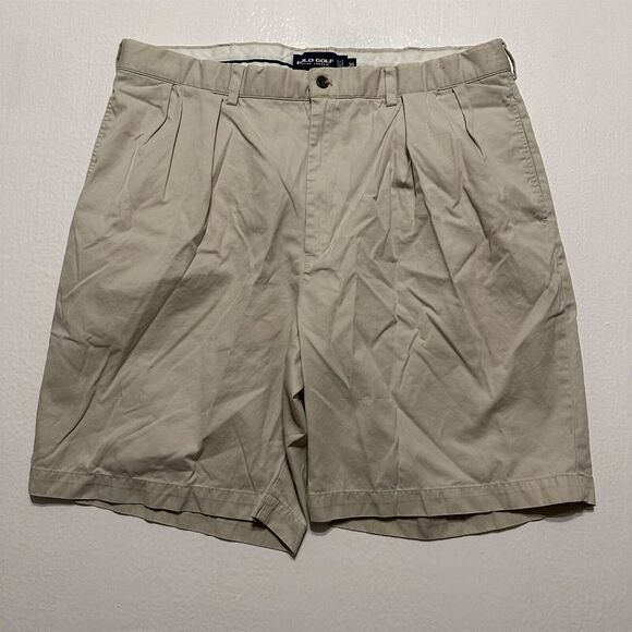 Polo Ralph Lauren Other - VTG Polo‎ Golf 38 x 9" Stone Pleated 100% Cotton Twill Classic Golf Short